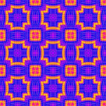Seamless geometric pattern in a bright colors Stock Illustration