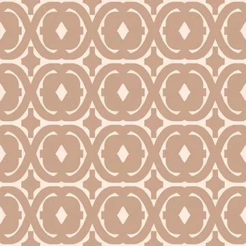 Seamless geometric pattern brown beige neutral background Stock Illustration