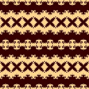 Seamless geometric pattern in a brown colors Illustrazione stock