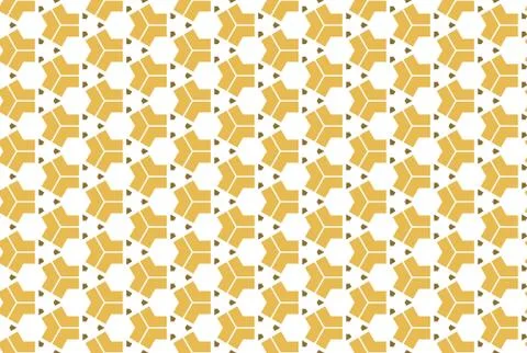 Seamless geometric pattern. Brown colors on white background. Stock Illustration