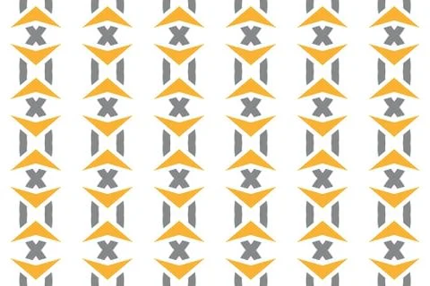 Seamless geometric pattern. In brown, grey, white colors. Stock Illustration