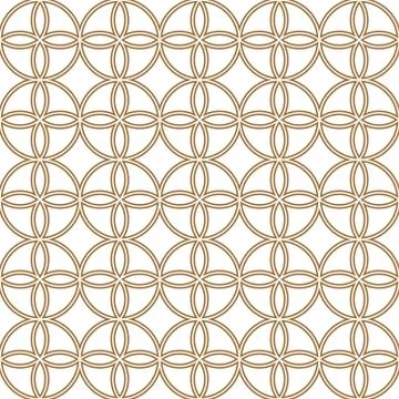 Seamless geometric pattern . Brown lines. Average thickness. Stock Illustration
