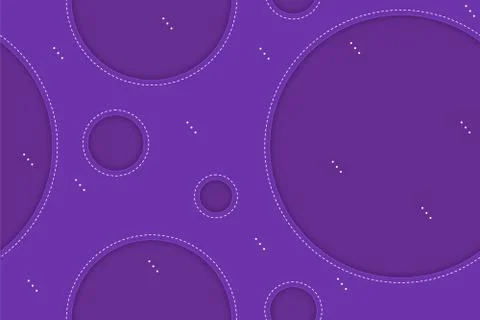 Seamless geometric pattern with circles and dotted lines for simple backgroun Stock Illustration