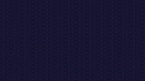 Seamless Geometric Pattern with Circles and Octagons on Dark Background Ilustración de archivo