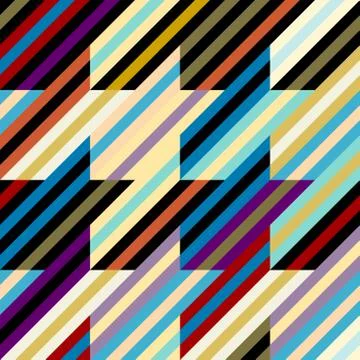Seamless geometric pattern. Classic Hounds-tooth pattern with a diagonal stri Illustrazione stock