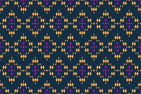 Seamless geometric pattern, For Clothes, Shirts, Dresses and other textile Stock Illustration
