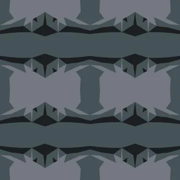 Seamless geometric pattern with colorful elements, vector background. Stock Illustration