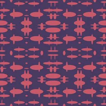 Seamless geometric pattern with colorful elements, vector background. Stock Illustration