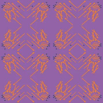 Seamless geometric pattern with colorful elements, vector background. Stock Illustration