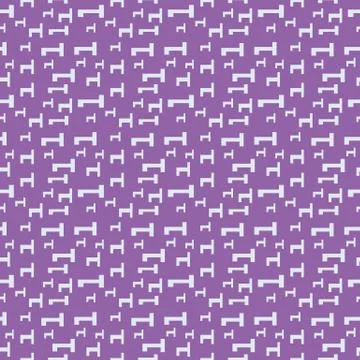 Seamless geometric pattern with colorful elements, vector background. Stock Illustration