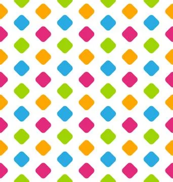 Seamless Geometric Pattern, Colorful Kid Pattern Illustrazione stock