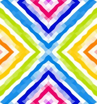Seamless geometric pattern. Colorful polygonal mosaic background. Wallpaper Stock Illustration