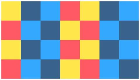 Seamless geometric pattern in the colors of the national flag Stock Illustration