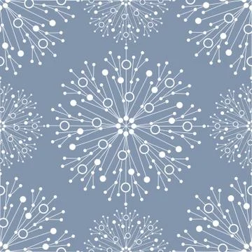 Seamless geometric pattern with connected lines and dots. Vector illustration Illustrazione stock