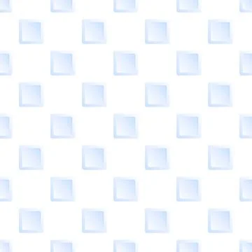 Seamless geometric pattern creating a blue square grid background Stock Illustration