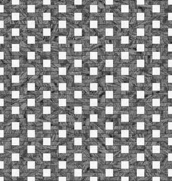 Seamless geometric pattern creating interlocking squares in gray and white Stock Illustration