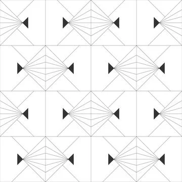 Seamless geometric pattern. Dark background. Vector seamless pattern. Geometr Stock Illustration