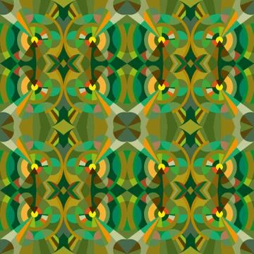 Seamless geometric pattern. Decorative abstract background. Stock Illustration