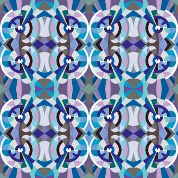 Seamless geometric pattern. Decorative abstract background. Illustrazione stock