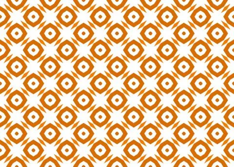 Seamless geometric pattern design illustration. In orange, brown, white color Stock Illustration
