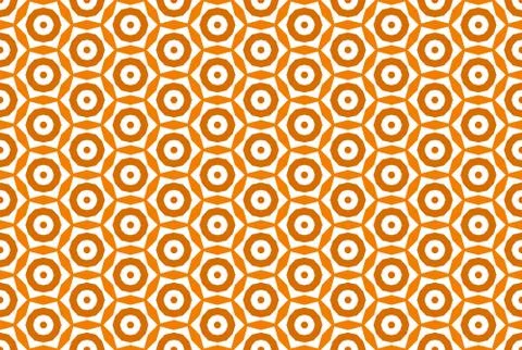 Seamless geometric pattern design illustration. In orange, brown, white color Illustrazione stock