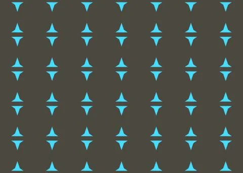 Seamless geometric pattern design illustration. In blue, black colors. Stock Illustration