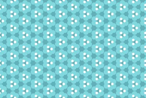 Seamless geometric pattern design illustration. In blue, white colors. Stock-Illustration