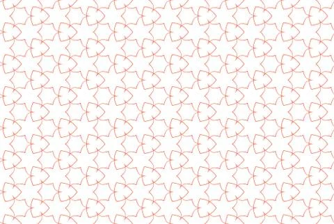 Seamless geometric pattern design illustration. Background texture. In red, w Stock Illustration