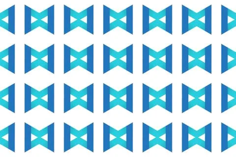 Seamless geometric pattern design illustration. Background texture. In blue,  Illustrazione stock