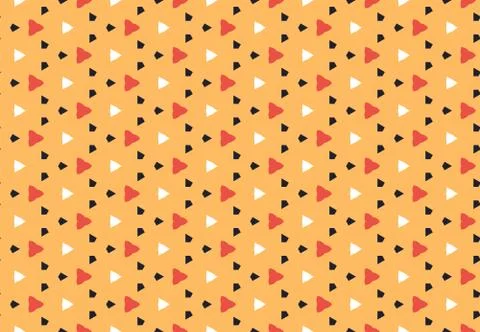 Seamless geometric pattern design illustration. Background texture. In yellow Stock Illustration