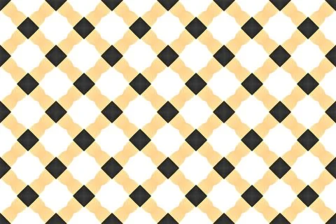 Seamless geometric pattern design illustration. Background texture. In yellow Stock Illustration