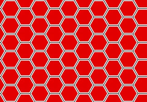 Seamless geometric pattern design illustration. Background texture. In red, b Stock Illustration