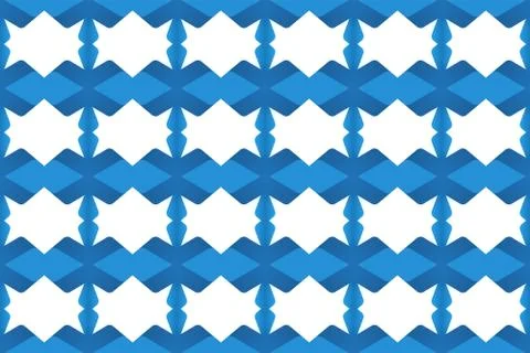 Seamless geometric pattern design illustration. Background texture. In blue,  Stock Illustration