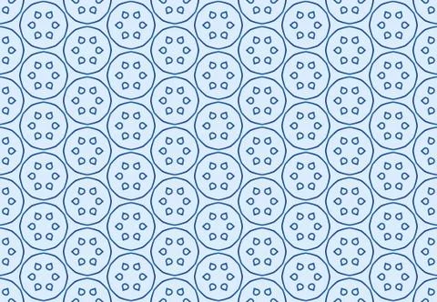 Seamless geometric pattern design illustration. Background texture. In blue c Stock Illustration