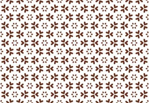 Seamless geometric pattern design illustration. Background texture. In brown, Stock Illustration
