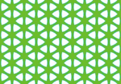 Seamless geometric pattern design illustration. Background texture. In green, Stock Illustration