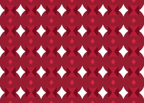 Seamless geometric pattern design illustration. Background texture. In red, w Stock Illustration