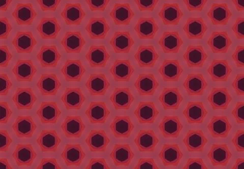 Seamless geometric pattern design illustration. Background texture in red col Stock Illustration