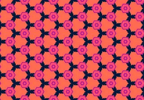 Seamless geometric pattern design illustration, background texture. Stock Illustration