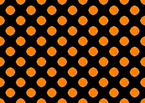 Seamless geometric pattern design illustration. Background texture. In orange Stock Illustration