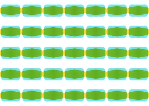 Seamless geometric pattern design illustration. Background texture. In green, Illustrazione stock