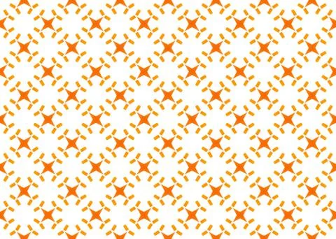 Seamless geometric pattern design illustration. Background texture. In orange Stock Illustration