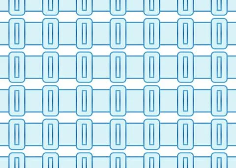 Seamless geometric pattern design illustration. Background texture. In blue,  Stock Illustration