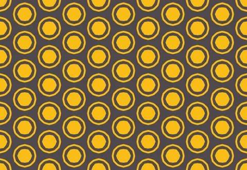 Seamless geometric pattern design illustration. Background texture. In yellow Stock Illustration