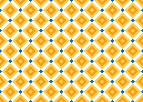 Seamless geometric pattern design illustration. Background texture. In yellow Illustrazione stock