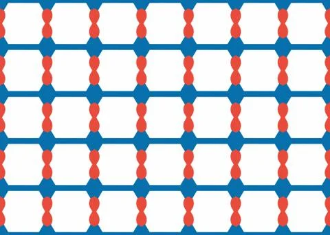 Seamless geometric pattern design illustration. Background texture. In blue,  Stock Illustration