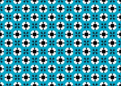 Seamless geometric pattern design illustration. Background texture. In blue,  Illustrazione stock