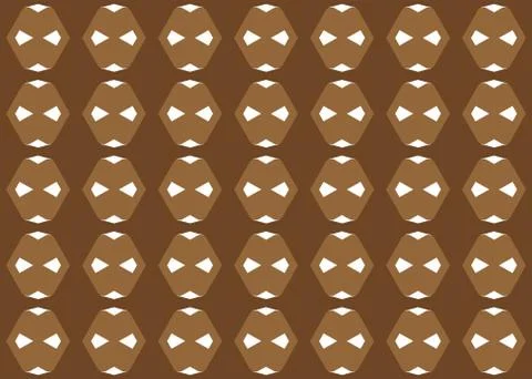 Seamless geometric pattern design illustration. Background texture. In brown, Stock Illustration