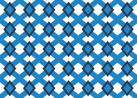 Seamless geometric pattern design illustration. Background texture. In blue,  Stock Illustration
