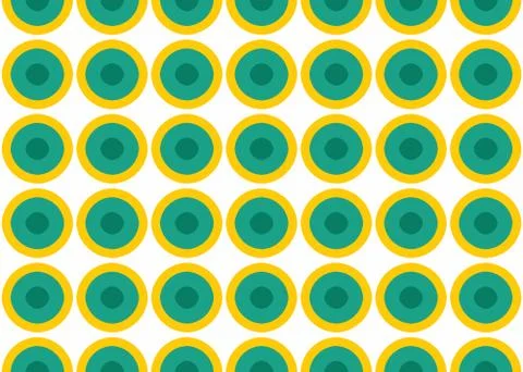 Seamless geometric pattern design illustration. Background texture. In green, Stock Illustration